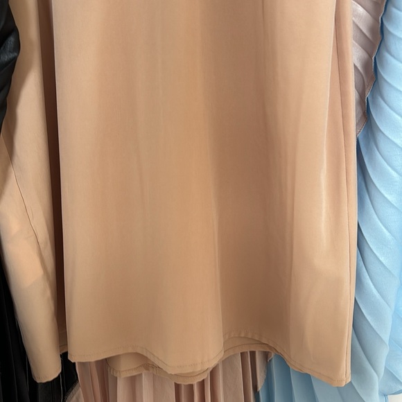 BCBG MaxAzria CIARA black/combo evening dress, asymmetrical, special occasion - Picture 4 of 5